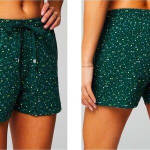 Fabletics The One Dark Green Confetti Athletic 3” Shorts